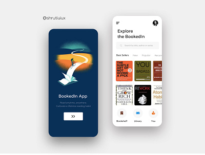 E book app lite app design dribbble mobile shrutiuiux ui uidesign ux uxdesign web