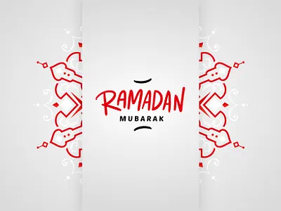 Ramadan Mubarak banner banner design branding clean design flat flayer illustration ramadan type ui vector web