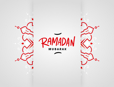 Ramadan Mubarak banner banner design branding clean design flat flayer illustration ramadan type ui vector web