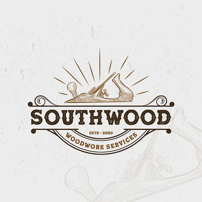 Southwood Carpenter | Logo V1 | brand identity branding carpenter carpenterlogo crafted logo crafted man logo logodesigners logodesignersclub wood logo