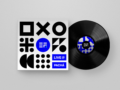 Elias Figueras Vinyl Art album art album artwork album cover album cover art branding geometric design graphic design grid design grid layout logo logo design minimalism music art pattern design photoshop vinyl art vinyl design