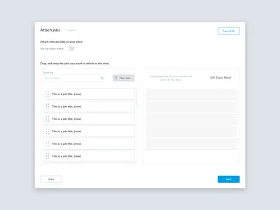Attach jobs to stories interaction uidesign ux uxdesign uxui
