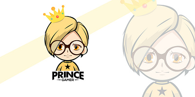 Prince Logo Design ( Gaming Logo) branding creative design design game game logo gamer gamer logo gaming gaming logo gaming mascot logo gaming youtube logo icon illustration logo logodesign moscot moscot logo prince logo vector youtube logo