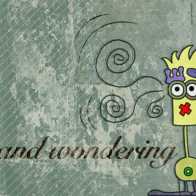 ... and wondering art artwork concept digital art digital graffiti illustrator pop visual wondering