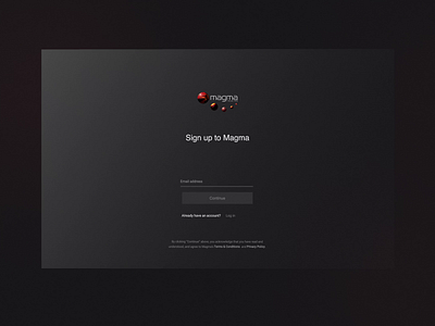 Magma® Interaction Sign in after effects dark design system guideline interaction login error sign in sign up ui ux web app