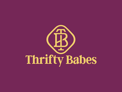 Logo design for a coupon discount store brand identity branding initials initials logo logo logo design luxury logo monogram monogram logo visual identity wine color