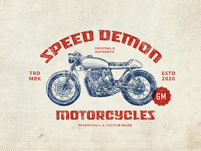 Speed Demon Motorcycles art direction creative design creative direction creative logo design designer digital art graphic design graphics icon icon design illustration logo logo design logodesign print vector