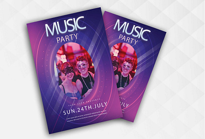 Party Flyer Design bifold brochure branding brochure brochure design catalog flyer flyer design leaflet poster design template