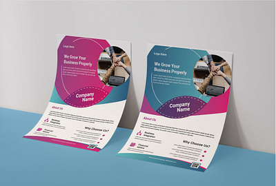 Flyer Design bifold brochure branding brochure brochure design catalog flyer flyer design leaflet poster design template
