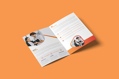 Corporate Brochure bifold brochure brochure design brochure template flyer design illustration