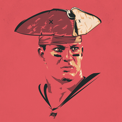 Gronk Pirate buccaneers design football gronk illustration illustrator nfl vector