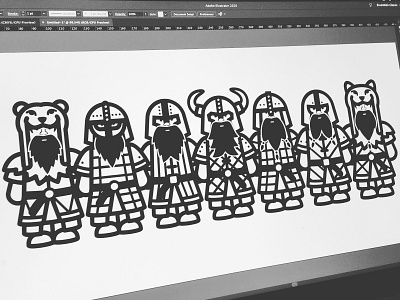 VIKINGS berserker characters characters design digital illustration illustration illustration digital vector illustration viking vikings warriors