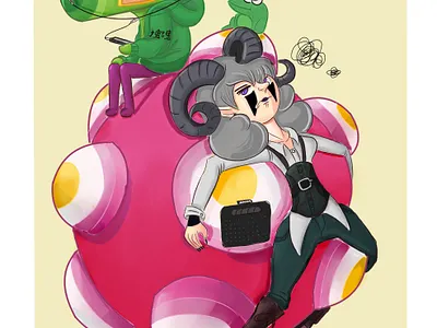 katamari Damacy art arte branding design digital diseño draw illustration ilustraciones ilustración myart mystyle
