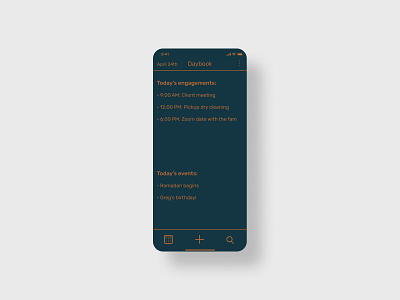 Calendar dailyui