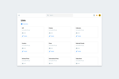 📇 Meet Lightbox's simple, intuitive CRM abstract contacts crm crm software flat lists minimal ui ux web webdesign