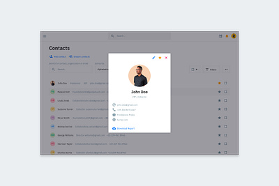 📇 Meet Lightbox's simple, intuitive CRM abstract contact contact page crm crm software minimal ui ux web design