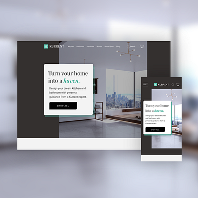Kurrent Brand E-commerce UI Redesign productdesign ui uidesign ux uxui
