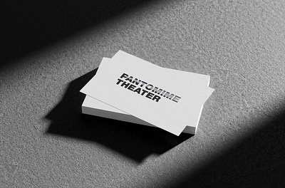 Pantomima Theater Logo Design Concept branding creative design illustrator logo logotype theater theater branding theater design