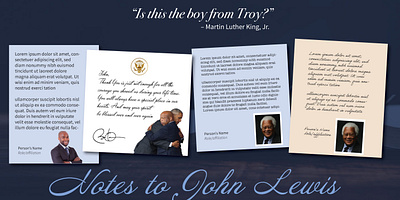 John Lewis Tribute Program spec booklet