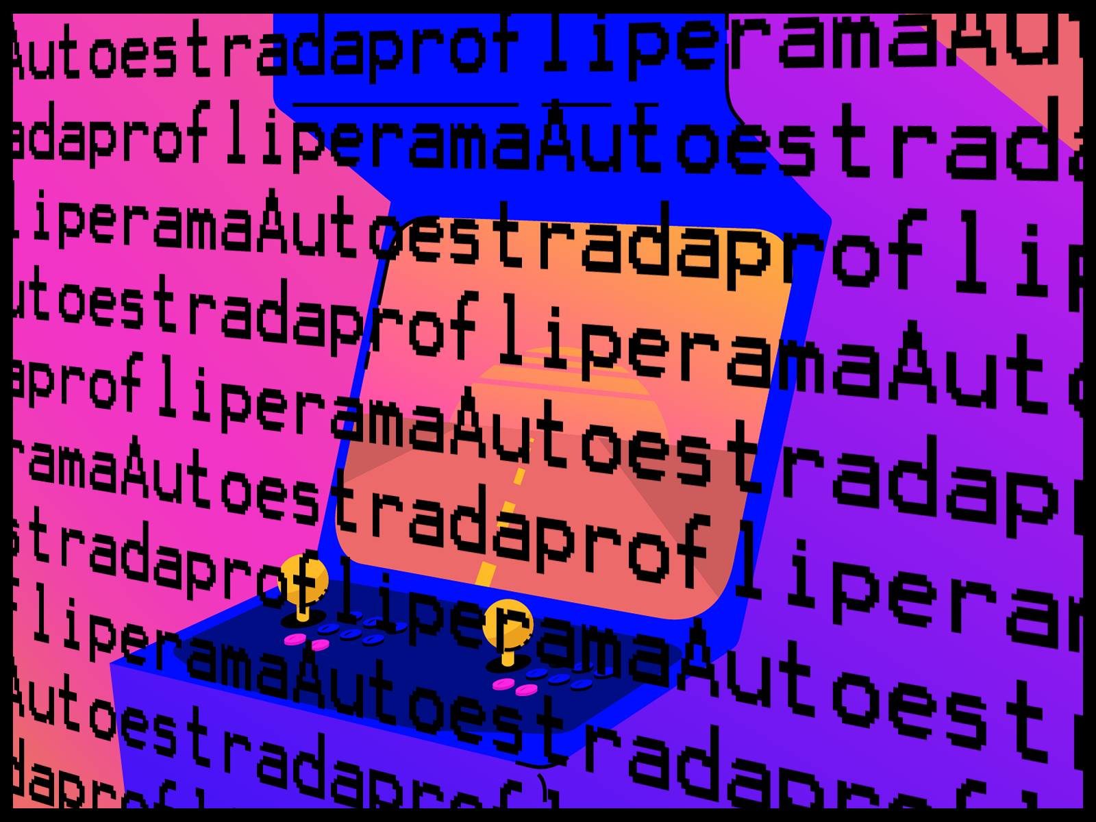 Example of autoestrada pro Fliperama 2