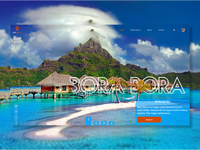 Travel Agency Landing Page agency design designer sea travel travel agent travelagency trend 2020 trending trendy ui ui ux uidesign uiux ux uxdesign web design webdesig webdesign website