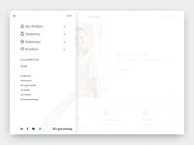 PenSam Exploration - Navigation burger menu menu menu design navigation