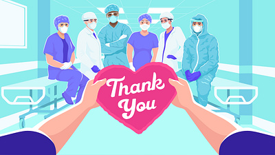 thank you for your work art cartoon design flat illustration illustrator vector