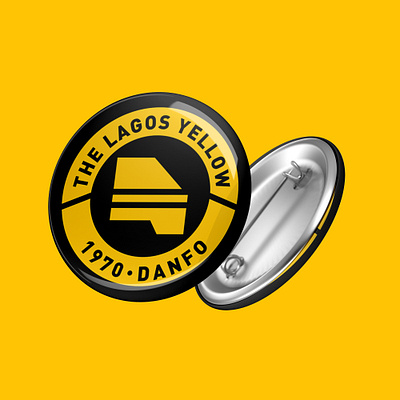 Identity Design - The Lagos Yellow badge badges branding clothing label design logo logomark mockup