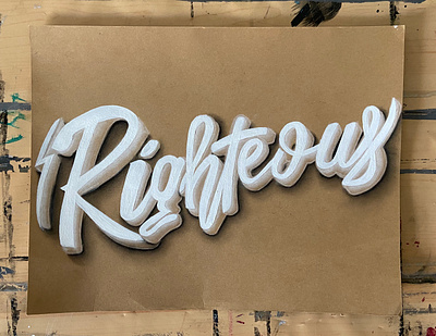 Righteous design graphic design hand drawn typeface typography