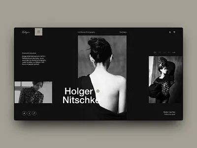 Holger Nitschke .v3 concept daily daily ui dailyui fashion grid layout photography photography branding photography portfolio serif ui ui design uidesign ux