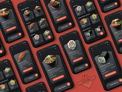 Sushi Mart Concept Interaction animated animation app app concept app design food app interaction invision invisionapp invisionstudio ios iosdesign mobile mockup motion design prototype sushi ui uidesign uxdesign