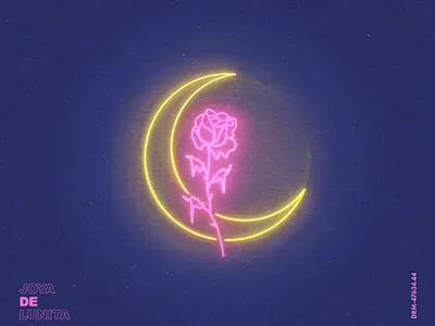 Dream icon illustration logo neon neon lights vector