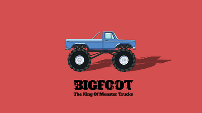 MonsterTruck Mania!!! adventure bigfoot design illustration monster truck sports vector