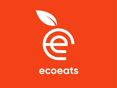 EcoEats Logo Design brand branding design digital dinning ecoeats ideas india logo