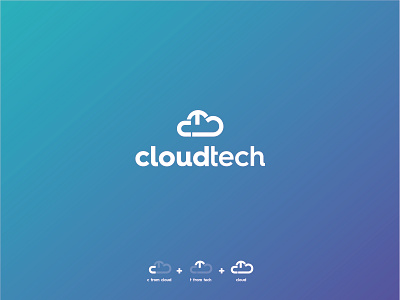 CloudTech 30dayschallenge cloud logo cloudtech cloudtech logo icon logo logo design logodesign minimalist software company software logo tech logo