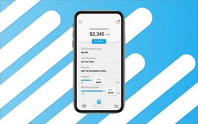 Student Loan Calculator design uichallenge uiux