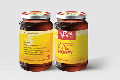 Bululu Honey branding design illustration logo minimal packaging product design