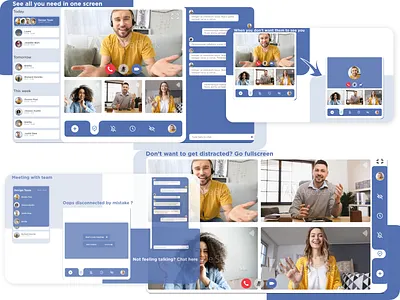 Video Chat Application adobe xd adobexd app design application design google hangout icon interaction ui uiux ux video chat webdesign workfromhome