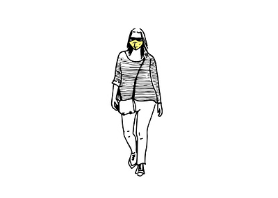 CORONA DAYS. STREET WEAR MASK FASHION city illustration corona corona virus fashion illustration illustraion people illustration print art prints prints for sale sketch street art streetwear tel aviv urban sketching