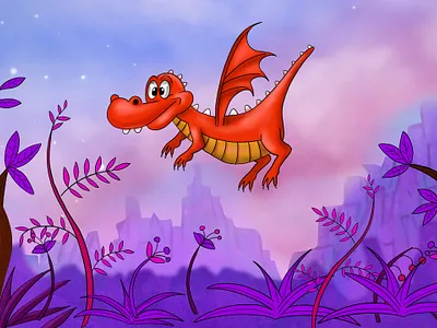 My illustration of the magical world 2d character digital art digitalart illustration