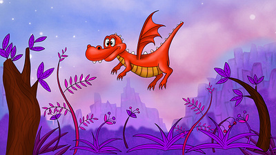 My illustration of the magical world 2d character digital art digitalart illustration