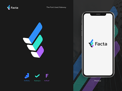 Facta Logo Concept accounting accounting software app logo corporate logo f logo finance finance app finance logo logo saas app saas design saas landing page saas logo saas website software software design software house software logo ui web logo