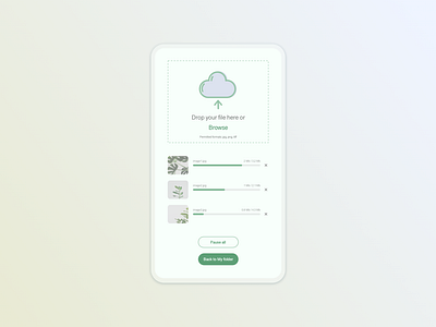 Daily UI 031 - File upload app daily ui daily ui challenge dailyui 031 file upload photo sharing ui ui design upload interface user interface design