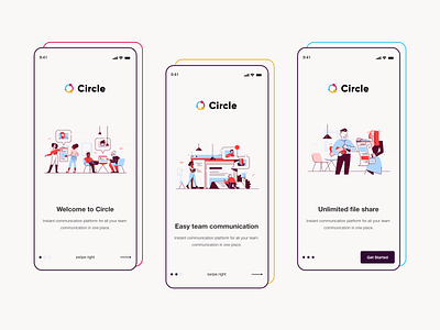 Social App Onboarding illlustration illustrations intro screen logo design mobile mobile app mobile app design mobile design mobile ui onboarding illustration onboarding screen onboarding screens onboarding ui product design social social app social media socialmedia uidesign uxdesign