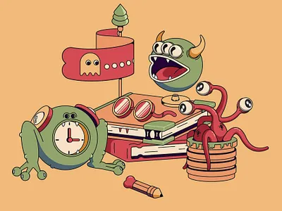 My start. art design flat illustration vector