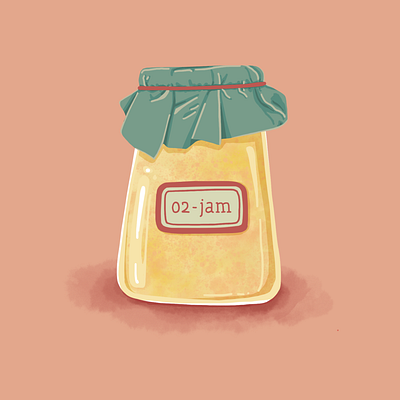 Jam digital art digital illustration digitalart food food illustration illustration jam procreate