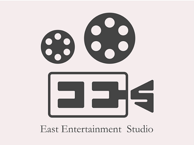 East Entertainment Studio brand design branding camera logo design filmmaker logo logo design media media logo movie logo studio studio logo videographer