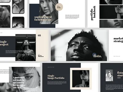 Fisto Keynote Template branding coffee shop powerpoint corporate creative design creative market creative studio naturalistic powerpoint design powerpoint presentation template