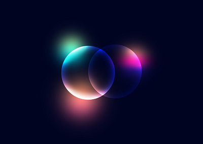 Colour Work bright circle colour colourful geometry gradient light rgb shape vescia pisces