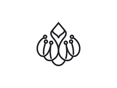Wire Squid animal animal logo brand brand and identity design forsale logo luxury modern octopus logo squid logo vector